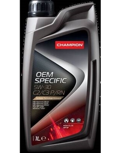 Моторное масло Champion OEM Specific 5W30 C2/C3 P/RN / 1052561