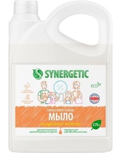 Мыло жидкое Биоразлагаемое. Миндальное молочко Synergetic