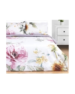 Комплект постельного белья Этель Bloom Евро / 9322138