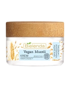 Крем для лица Bielenda Vegan Muesli увлажняющий пшеница+овес+кокосовое молоко