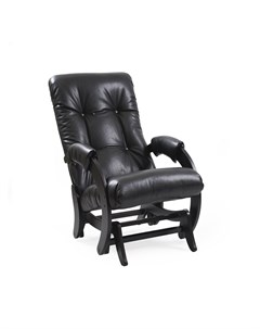 Кресло качалка глайдер montana черный 60x96x89 см Комфорт