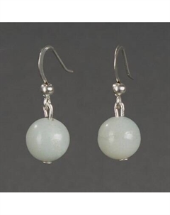 Серьги Wolves Элитный Амазонит 40929 №1