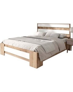 Двуспальная кровать Ивдель 160x200 / ECO.001.00069.160-200.376WML/101SE-2 Ecowood