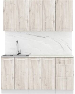 Кухонный гарнитур Артём-Мебель Оля СН-114 без стекла МДФ 1.6/3м Артём-мебель