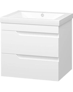 Тумба с умывальником Misty Софт 60 / П-Соф-01060-011П2Я+10.150.00580.001