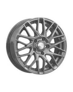 Литой диск Сиена 16x6.5" 5x114.3мм DIA 67.1мм ET 38мм Графит Skad