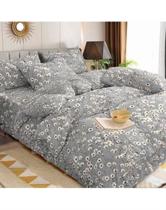Комплект постельного белья Ромашки 1.5сп / 150-0374 Царство сновидений