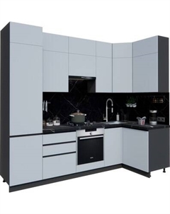 Кухонный гарнитур ВерсоМебель Эко Премиум 1.2x2.7 правая Версомебель