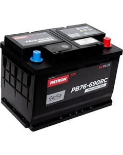 Автомобильный аккумулятор Patron Plus PB76-690RC Патрон