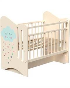 Детская кровать-трансформер Nicole колесо-качалка с маятником Vdk