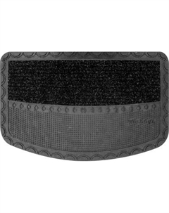 Коврик грязезащитный Akuteks Tekstil Pvc Mat 45x70-PEARL-BLACK-PVCMat