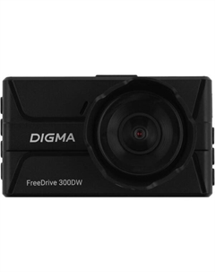 Видеорегистратор FreeDrive 300W черный Digma