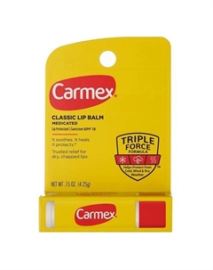 Бальзам для губ в стике классический SPF 15 Carmex