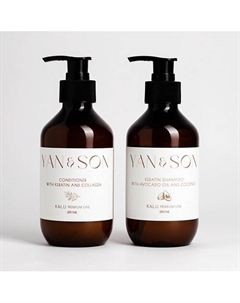 Шампунь и кондиционер для интенсивного восстановления и питания волос Yan&son