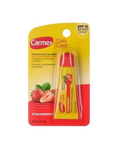 Бальзам для губ в тубе клубника SPF 15 Carmex