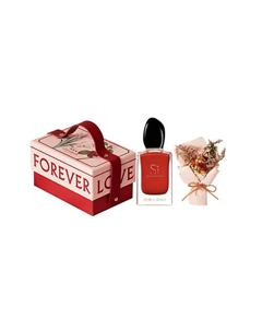 Парфюмерная вода Si Passione+Падарочная упаковка+букет 50 Giorgio armani