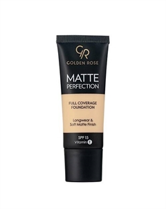 Тональный крем Matte Perfection Full Coverage FOUNDATION Golden rose