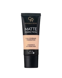 Тональный крем Matte Perfection Full Coverage FOUNDATION Golden rose