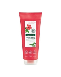 Питательный гель для душа цветок гибискуса с органическим маслом Купуасу Fleur d'Hibiscus Gel Douche 200 Klorane