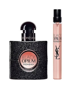 Набор Black Opium: Парфюмерная вода + Парфюмерная вода в дорожном формате Yves saint laurent