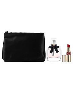 Набор Mon Paris: Парфюмерная вода + Помада Rouge Volupte Shine + Косметичка Yves saint laurent
