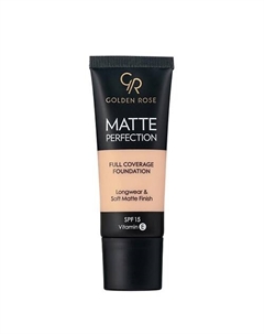 Тональный крем Matte Perfection Full Coverage FOUNDATION Golden rose