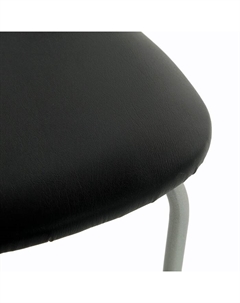 Стул для кухни «. Венский 2», искусственная кожа, цвет серебристый металлик/чёрный Клик мебель