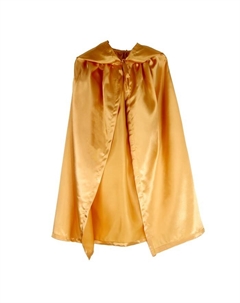 Карнавальный плащ детский, атлас, золотой, длина 100 см Страна карнавалия