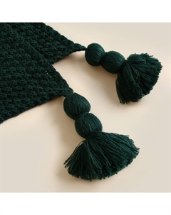 Плед SL Home Cosiness 130*170 см, цв.изумрудный, 100% акрил Sima-land home