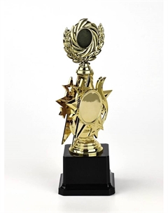 Кубок 192, наградная фигура, золото, подставка пластик, 23 см Сима-ленд