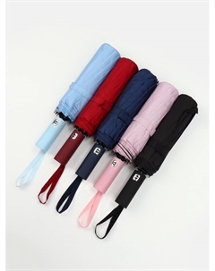 Зонт автоматический «Однотон», эпонж, 3 сложения, 12 спиц, R=54/58 см, d=108 см, МИКС Qf