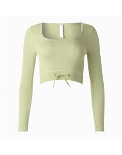 Рашгард спортивный женский : SPORTLY, зелёный, размер S Minaku