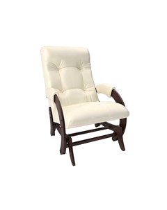 Кресло глайдер белый 59x97x88 см Комфорт