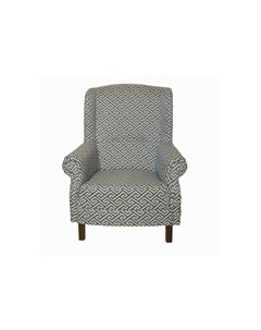 Кресло в стиле арт деко синий 85 0x105 0x85 0 см La neige