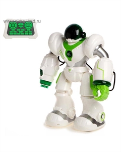 Робот радиоуправляемый «Патрульный», световые эффекты, русское озвучивание, цвет белый Zhorya