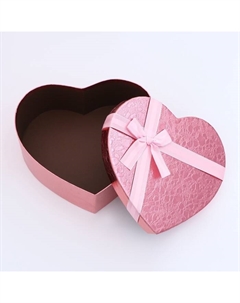 Набор подарочных коробок сердце 3 в 1, 31×27×13.3; 28×25×11.7; 26×23×10.3 см Upak land