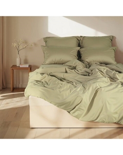 Пододеяльник SL Home Modal 200×220 см, оливковый Sima-land home