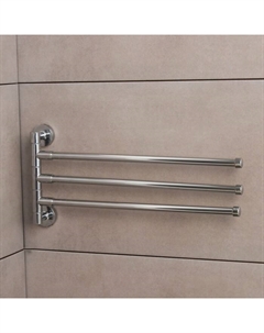 Держатель для полотенец с тремя поворотными панелями A121-3, хром Accoona