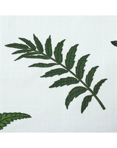 Комплект штор для кухни с подхватами «Папоротник», 150×180 см - 2 шт., репс 220 г/м², 100% хл Этель