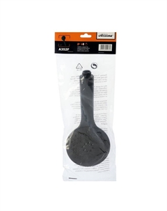 Лейка для душа Accoona A352F, неразборная, пластик, 3 режима, черная