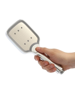 Лейка для душа Accoona A351, пластик, рассеиватель из нержавеющей стали, 3 режима, цвет хром