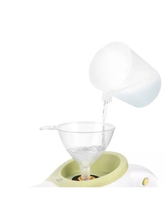 Пароочиститель Kitfort KT-9180, 1050 Вт, 0,35 л, 30 г/мин, нагрев 3 мин, бело-зелёный