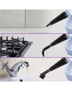 Пароочиститель Kitfort KT-9176, 1050 Вт, 0,35 л, 30 г/мин, нагрев 3 мин, голубой