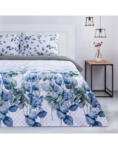 Комплект "" Eucalyptus: покрывало 230х210 ±5 см и наволочки 50х70 - 2 шт, микрофибра Этель