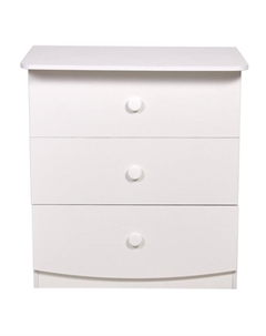 Комод пеленальный детский 1380, 79×54×92 см, 3 ящика, белый Фея