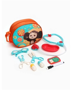 Игровой набор доктора «», 10 предметов, в сумочке Чебурашка