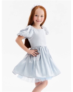 Платье нарядное детское : PartyDress, голубое, рост 104 см Minaku