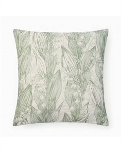 Чехол на подушку Ландыш 43*43 см, цв.зелёный, 100% полиэстер Этель