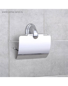 Держатель для туалетной бумаги с крышкой A11105, хром Accoona