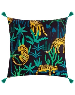 Наволочка декоративная с кисточками «Леопарды», 43×43 см Этель